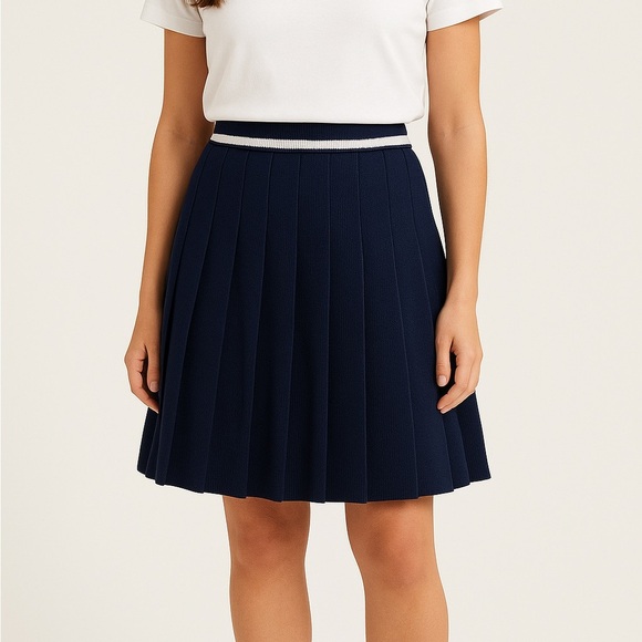Cider • Navy Skirt W14”-19” L18” - Picture 1 of 2
